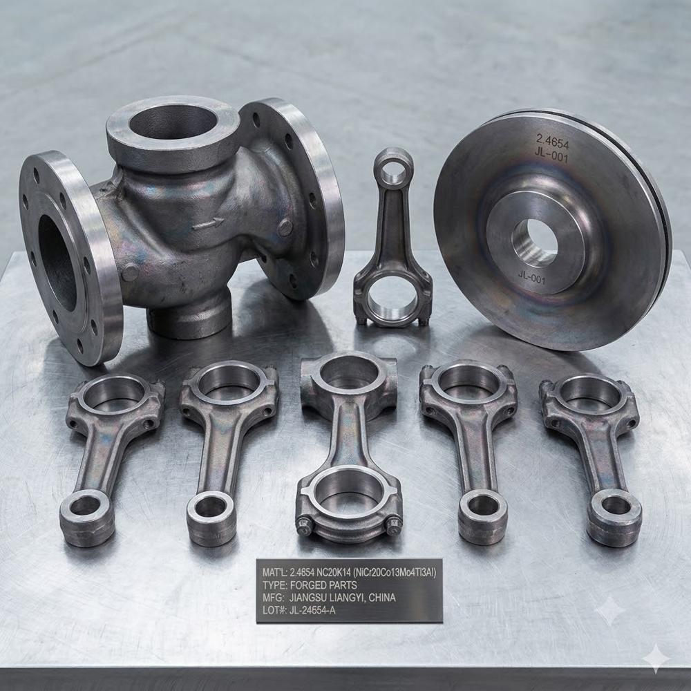 Waspaloy UNS N07001 2.4654 AISI 685 Forged Parts for Gas Turbine, Aerospace, Power Turbine Discs, Rings, Shafts and Casings Jiangsu Liangyi