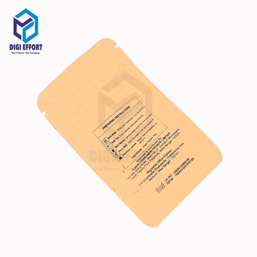 Standup Zipper Pouch - Coating Type: Aluminium