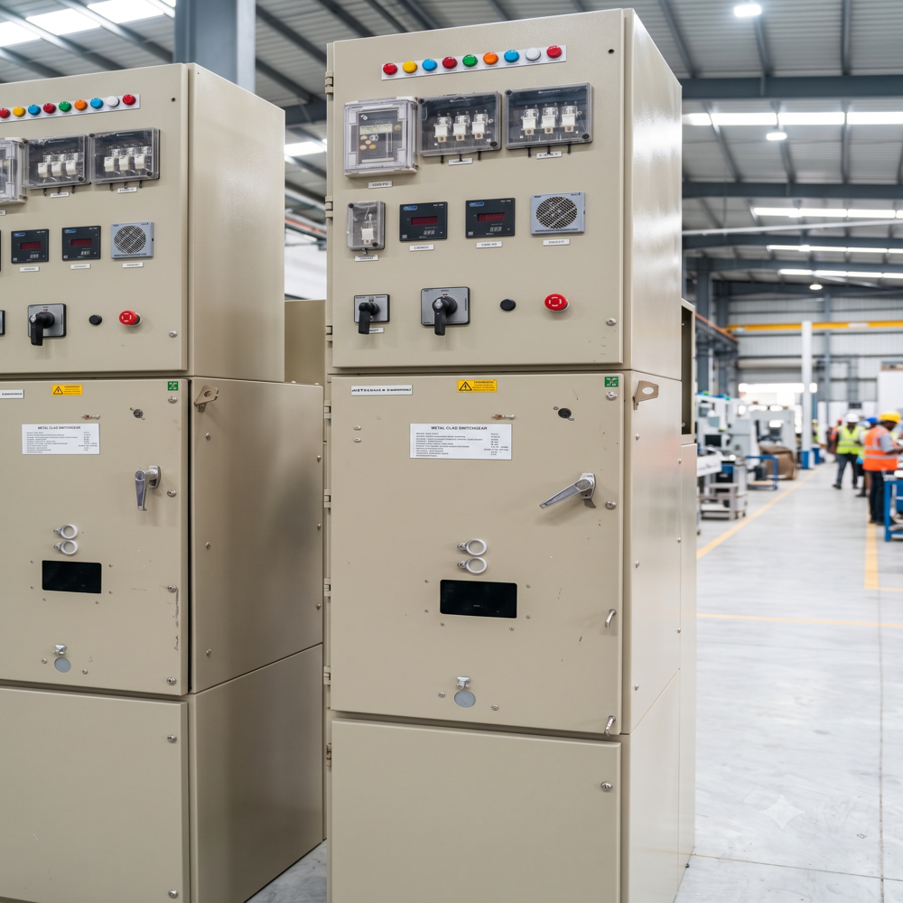 11kV HT VCB Panel - 630A/1250A - (LK Make VCB And Relays)