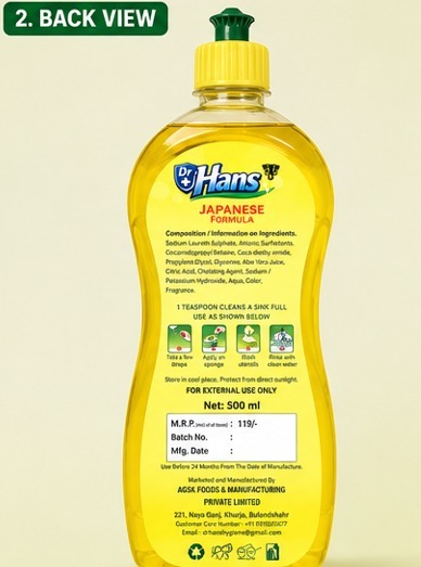 Dishwash Liquid Lemon