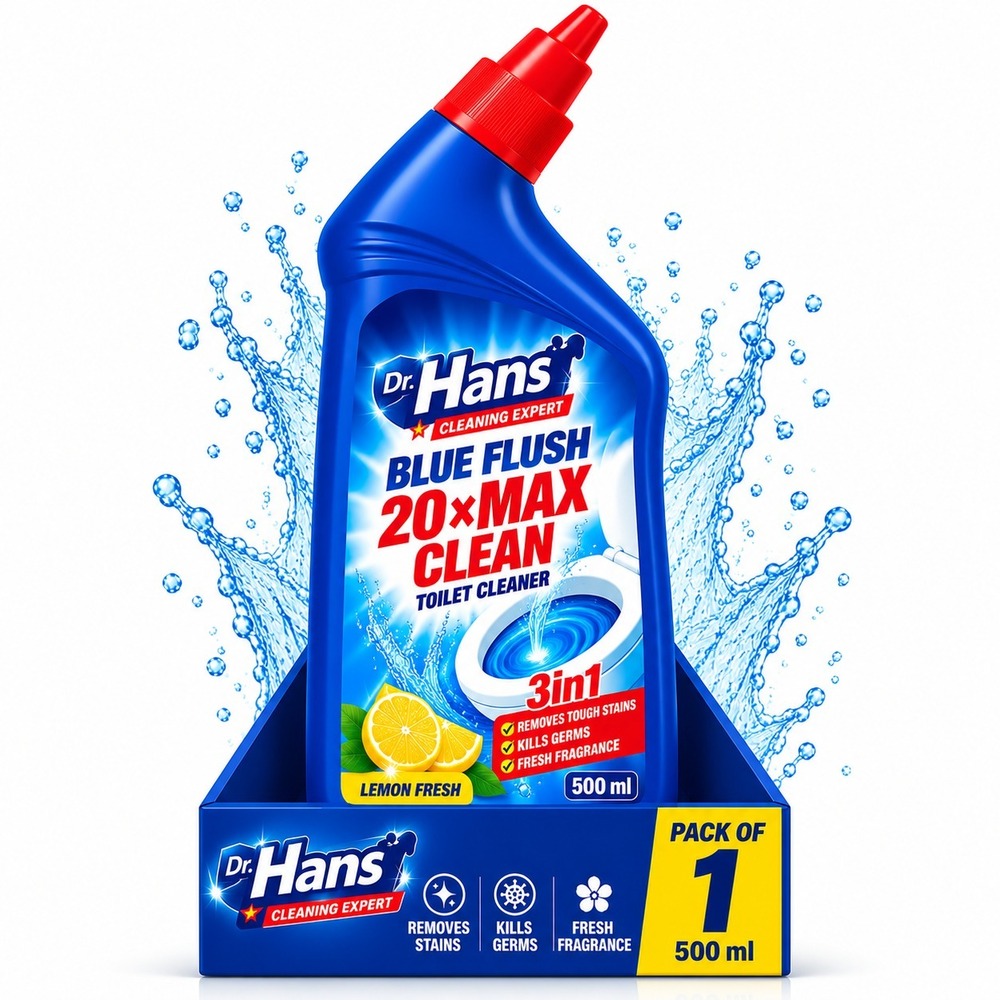 500 ml Blue Flush Lemon Fresh Toilet Cleaner
