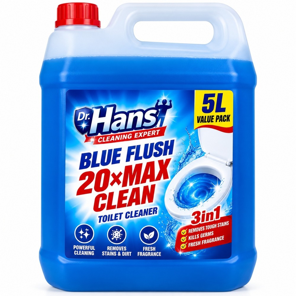 5L Blue Flush 20X Max Toilet Cleaner