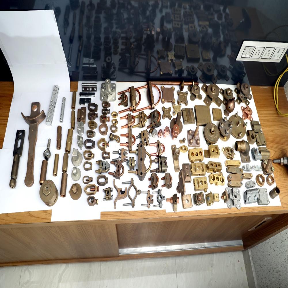 Bronze earthing and grounding accessories