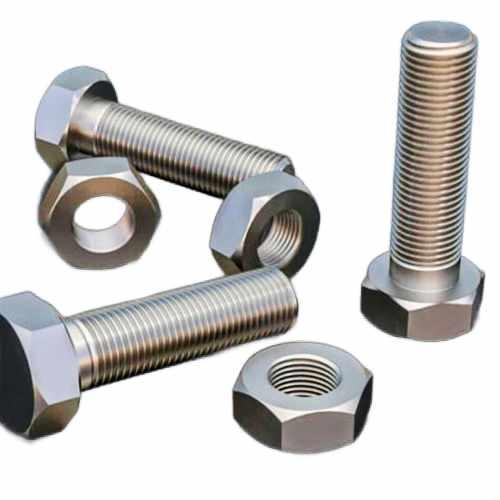 Hastelloy C 276 Hex Bolt - High Grade, 3/6 To 2 Inch Size, Silver Color | Industrial Usage, Hexagon Head Type