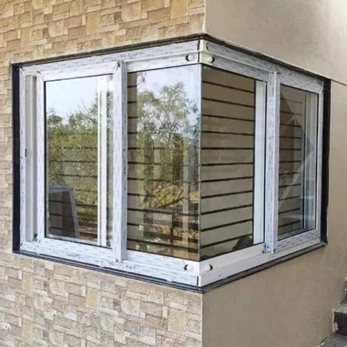 Manoral Corner Glass to Glass Joint Sliding Window