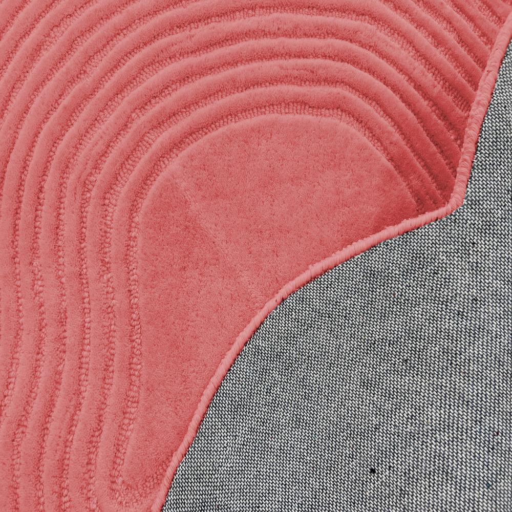 Red Color Hand Tufted Rug for Living Room Bedroom Modern Home Decor