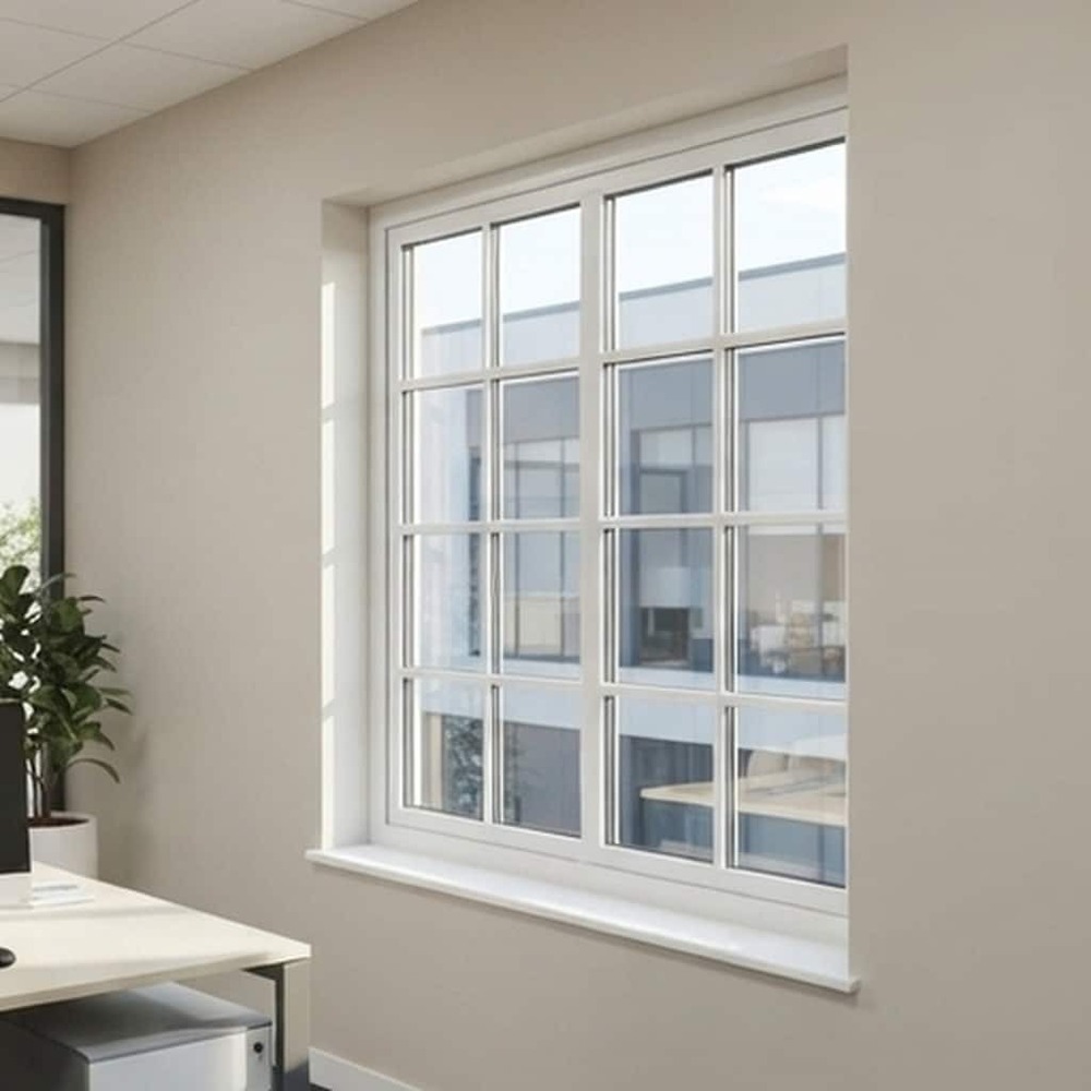 Rectangular UPVC Fixed Window For Home And Office