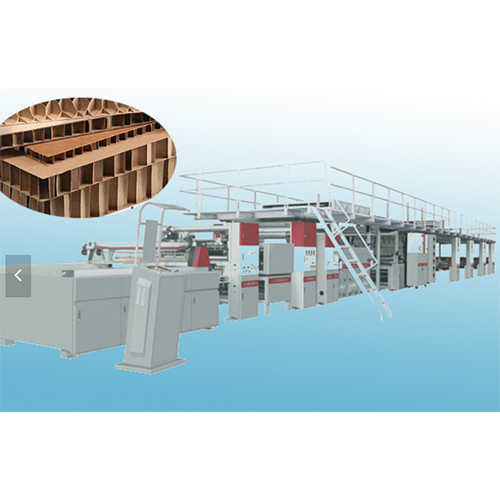 Automatic honeycomb papercore production line