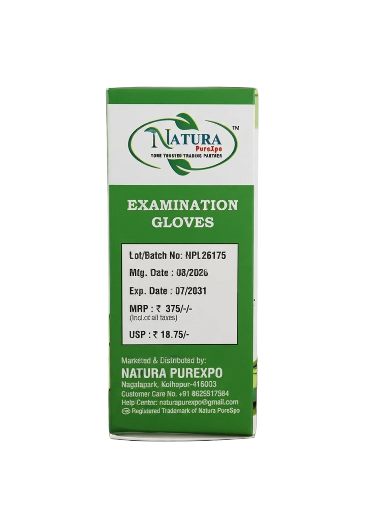 Latex Examination Gloves-Powdered-Non Sterile-100 Piece Pack
