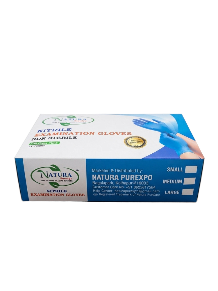 Nitrile Examination Gloves-100 Piece Pack