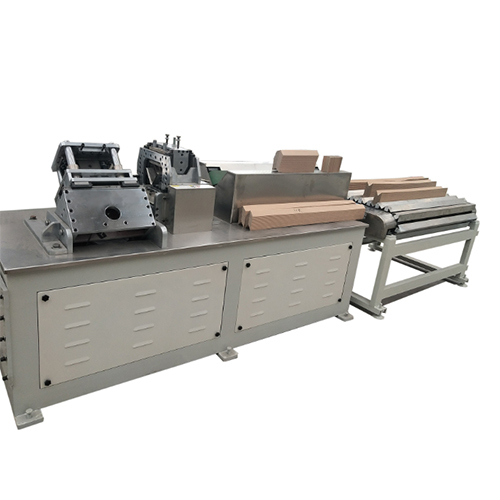CNC paper edge protector machine with online punching device