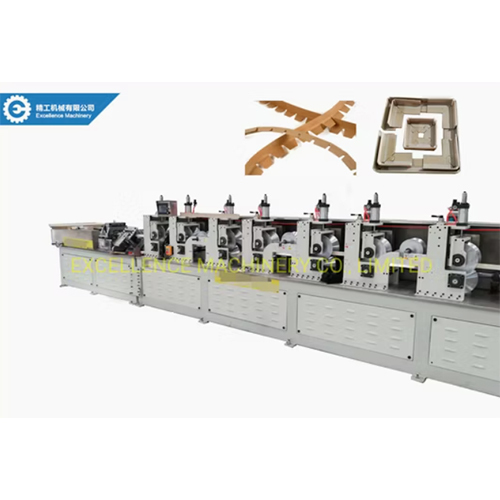 CNC Paper Edge Protector Machine with Online Punching Device Paper V Board Machine