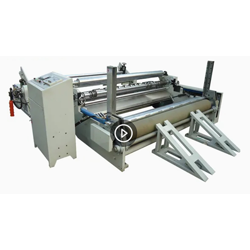 Automatic Paper Slitting Rewinding Machine with Size Adjustment Function
