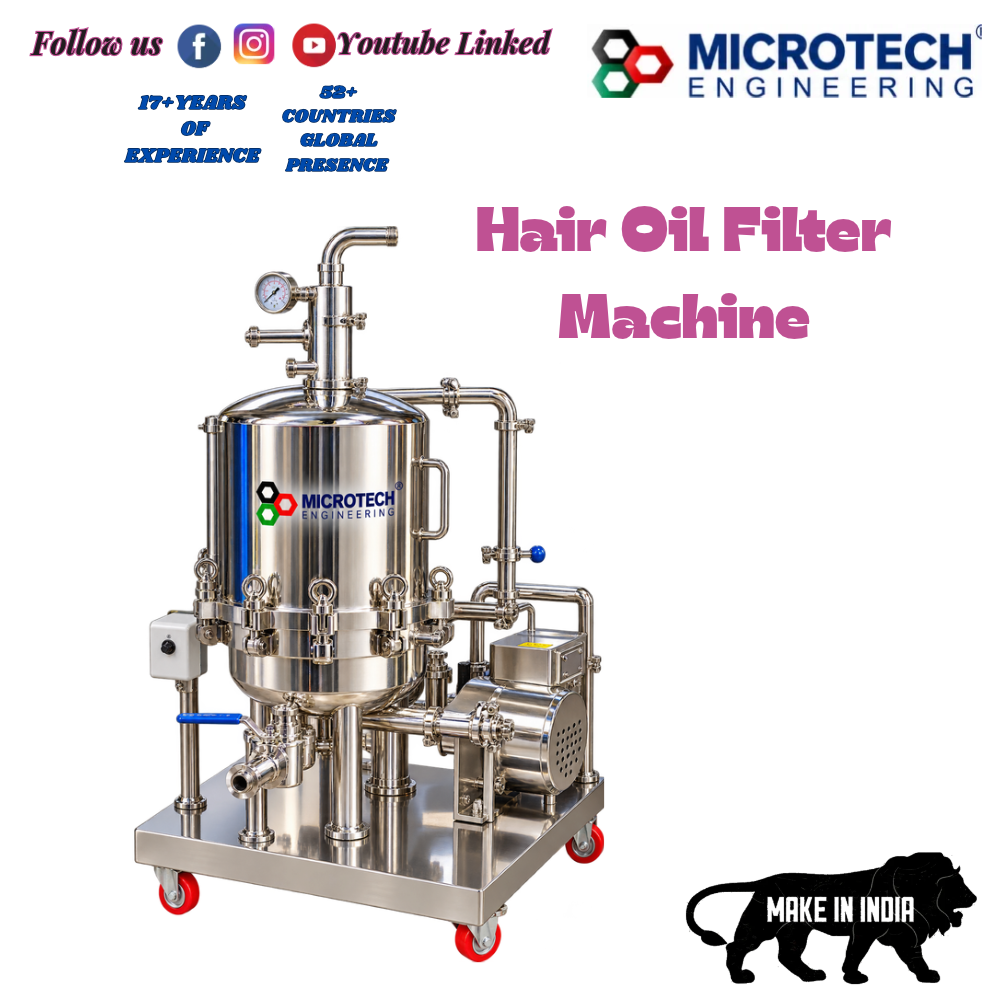 Hair Oil Filter Machine