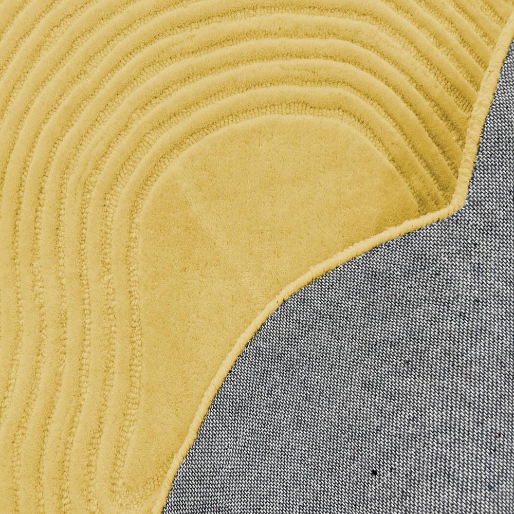 Yellow Color Hand Tufted Rug for Living Room Bedroom Modern Home Decor