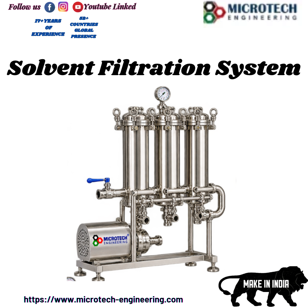 Solvent Filtration System