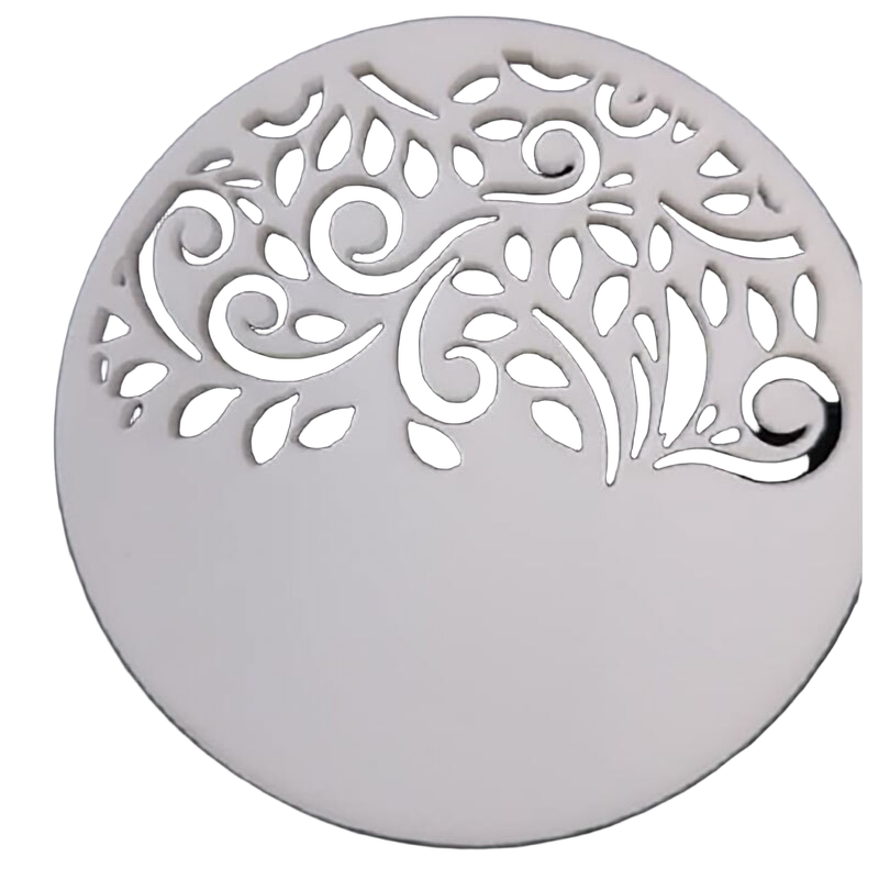 Customized Tea Coaster Set - Material: White Acrylic