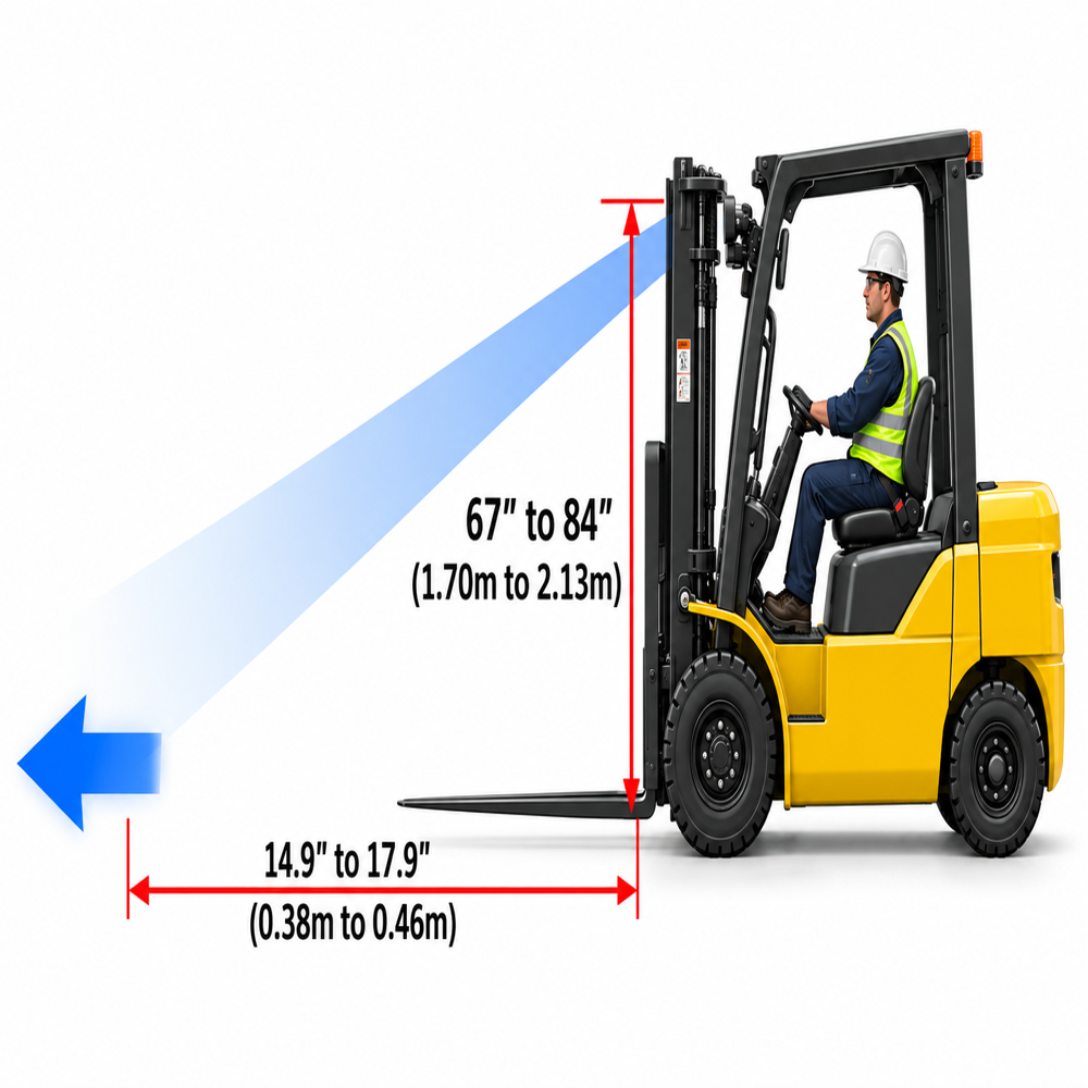 Forklift Safety Blue Arrow Safety Light 10W 10v-80v (HIS-LED-FLW-003)
