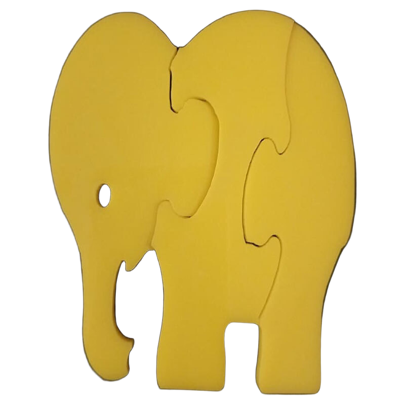 Acrylic Puzzle-Elephant Figure - Size: 10 Cm X 10 Cm