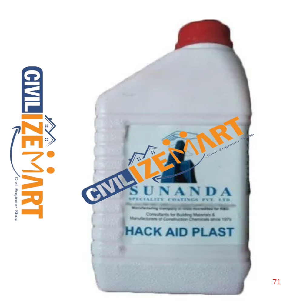 Sunanda Hack Aid Plast 1L - Application: Concrete Surfaces
