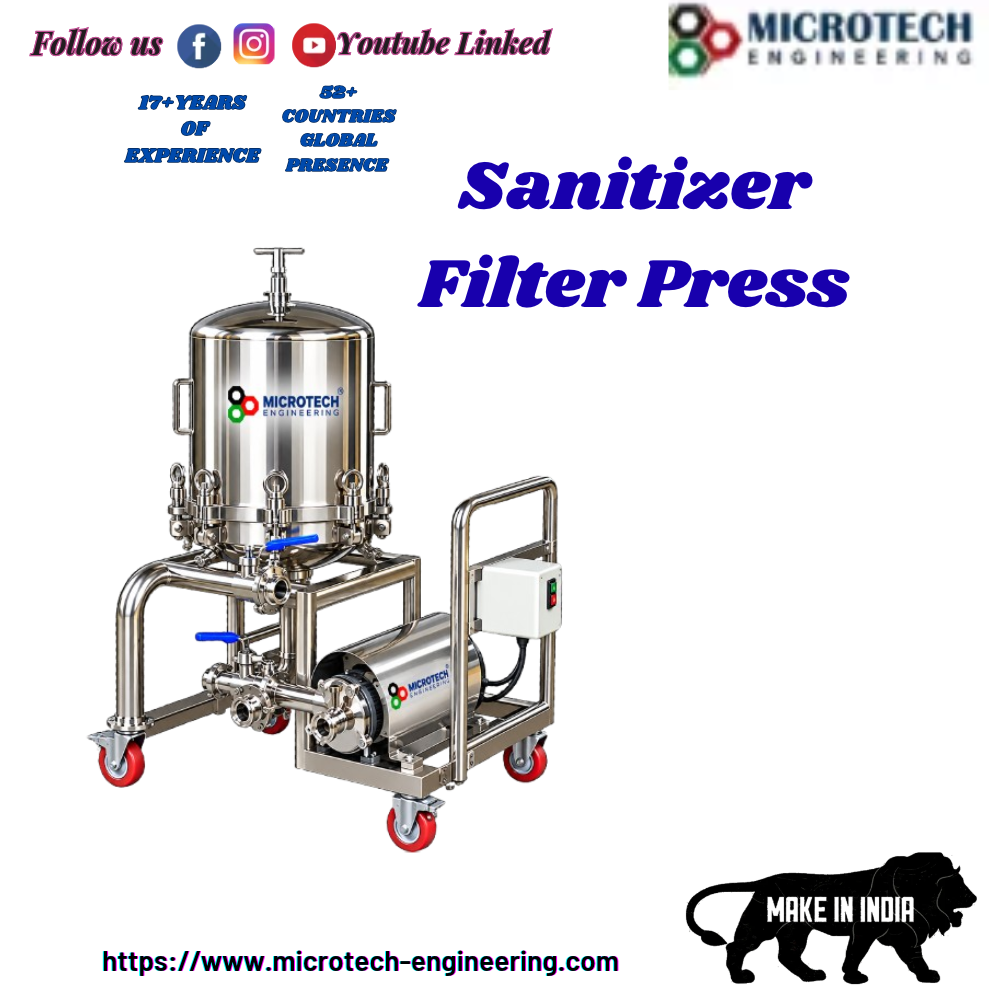   Sanitizer Filter Press