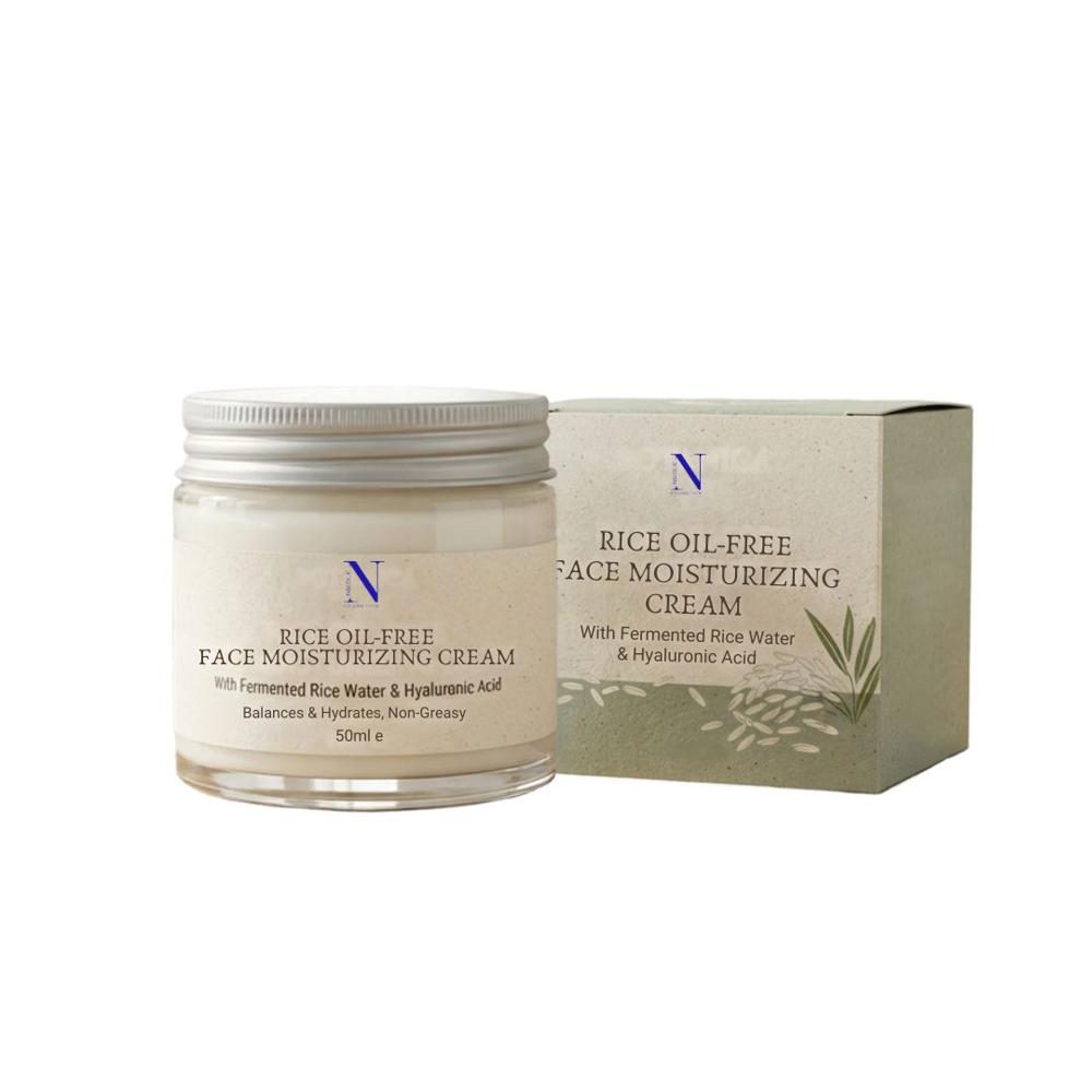 Rice Oil-Free Face Moisturizing Cream - Color Code: -