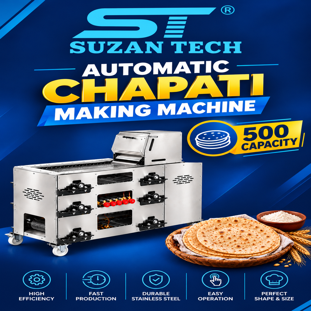 Automatc Chapati Machine 500 Capacity - Automation Grade: Automatic
