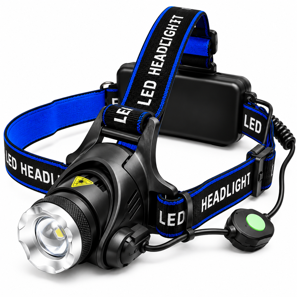Universal Head Light - Color: Black