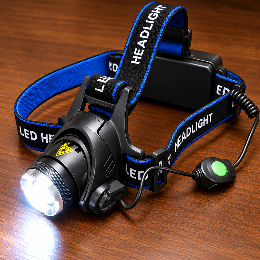 Universal Head Light - Color: Black