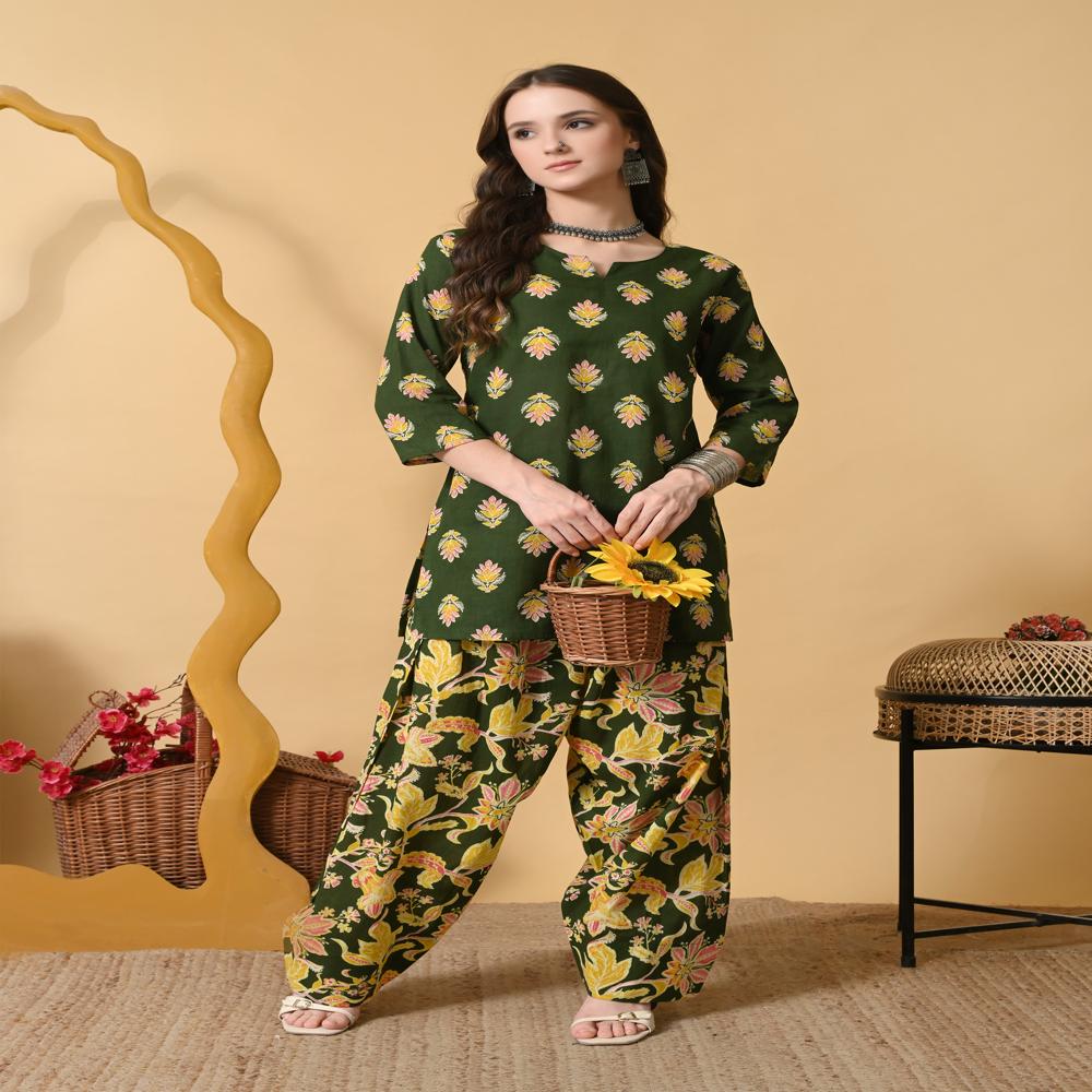 Women Cotton Farsi Suit