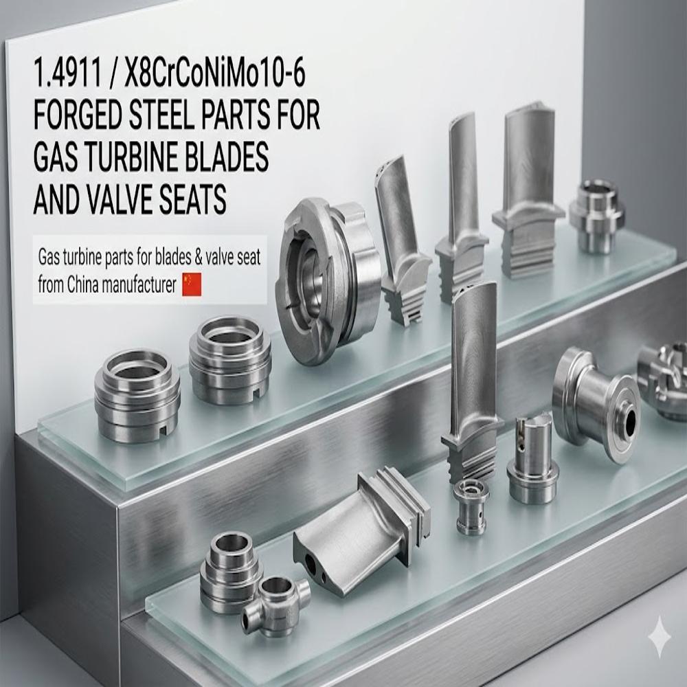 1.4911 X8CrCoNiMo10 6 Advanced Cr Co Martensitic Steel Forgings for Gas and Steam Turbine Blades and Rotor Shafts Blades, Bars and Rings  JIangsu Liangyi