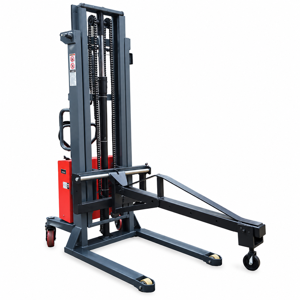 Crane Boom Hook Type Semi Electric Stacker - Attributes: Easy To Operate