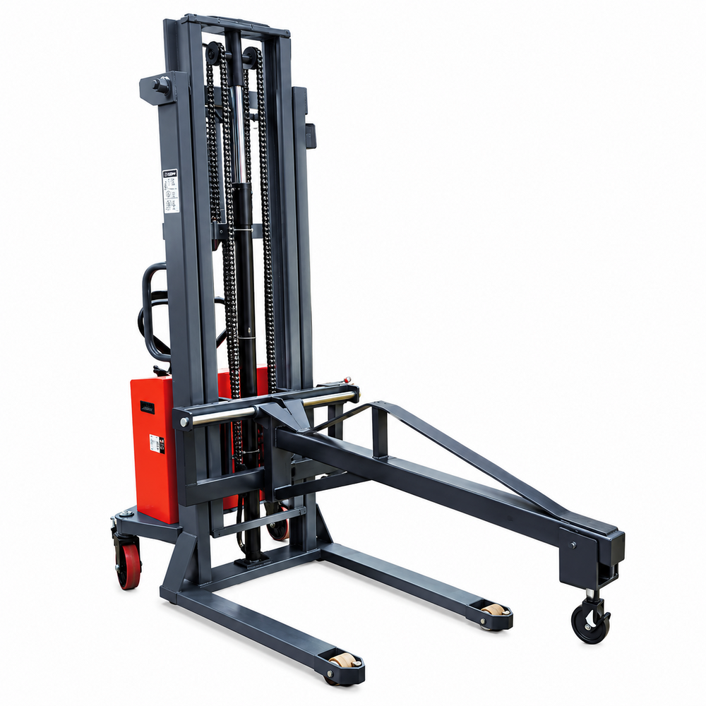 Crane Boom Hook Type Semi Electric Stacker - Attributes: Easy To Operate