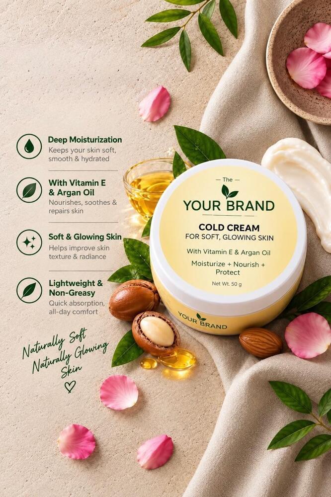 Cold Cream For Soft Glowing Skin