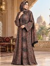 Dark Pashmina Abaya Shawl