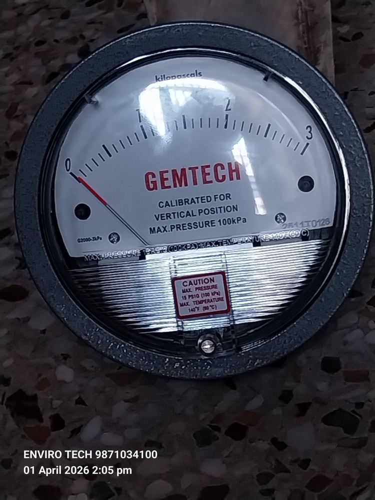DIFFERENTIAL PRESSURE GAUGE GEMTECH NEAR RICOH INDUSTRIAL AREA RAJASTHAN