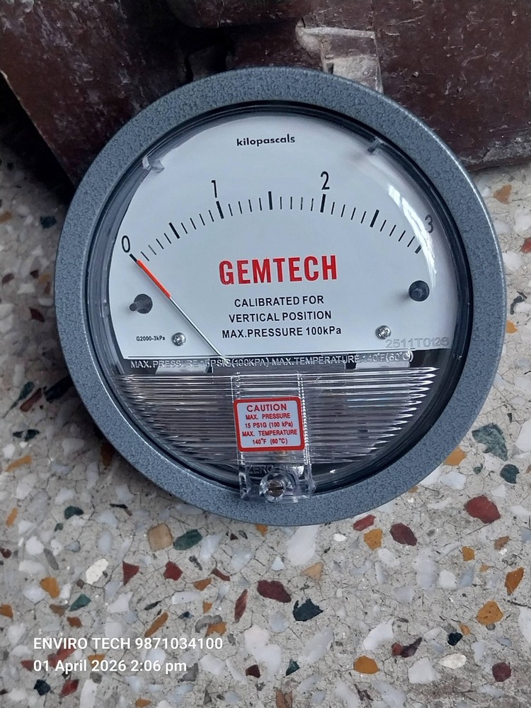 DIFFERENTIAL PRESSURE GAUGE GEMTECH NEAR RICOH INDUSTRIAL AREA RAJASTHAN