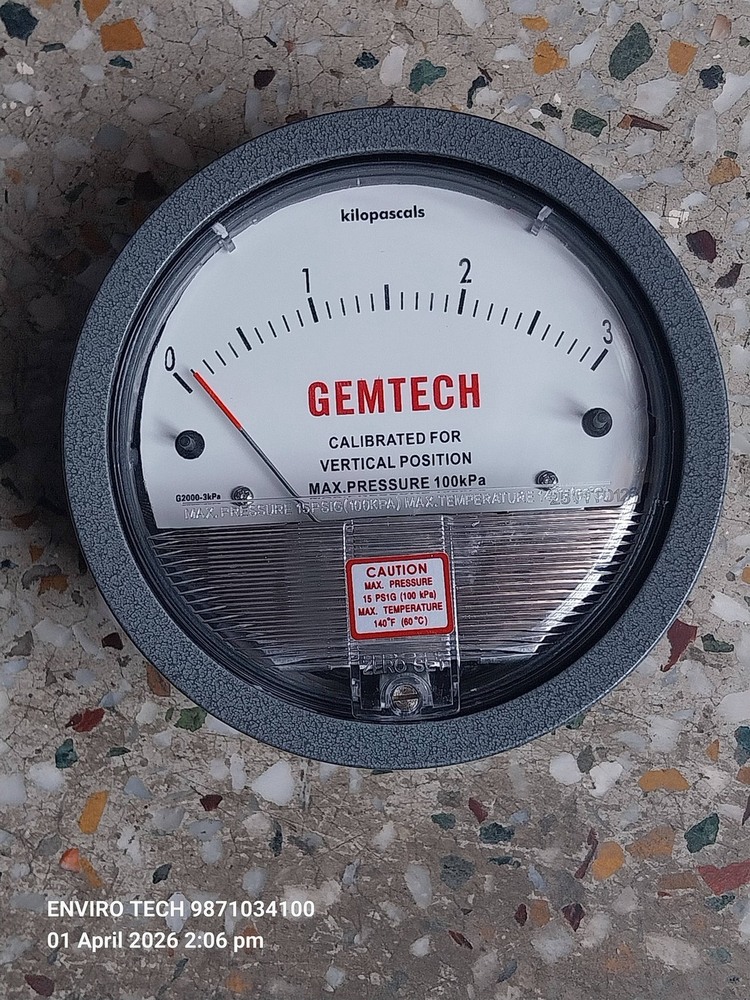 DIFFERENTIAL PRESSURE GAUGE GEMTECH IN UJJAINI INDUSTRIAL AREA Madhya Pradesh