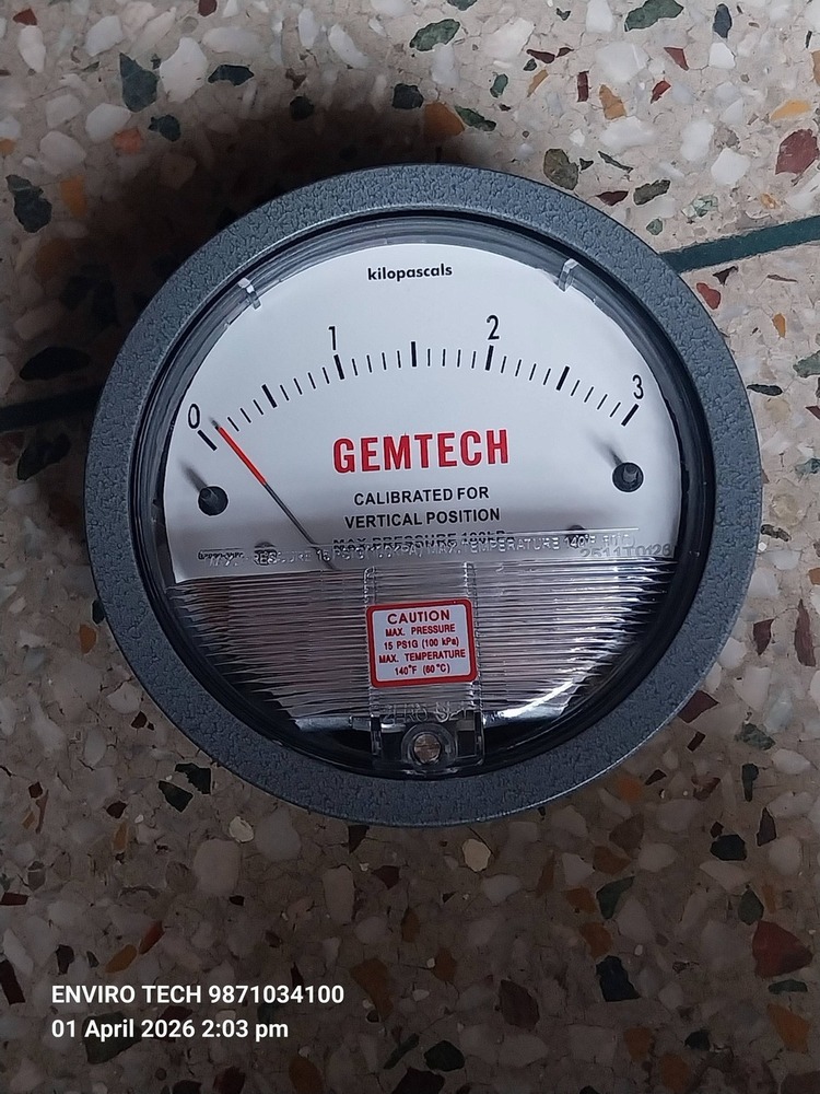 DIFFERENTIAL PRESSURE GAUGE GEMTECH IN UJJAINI INDUSTRIAL AREA Madhya Pradesh