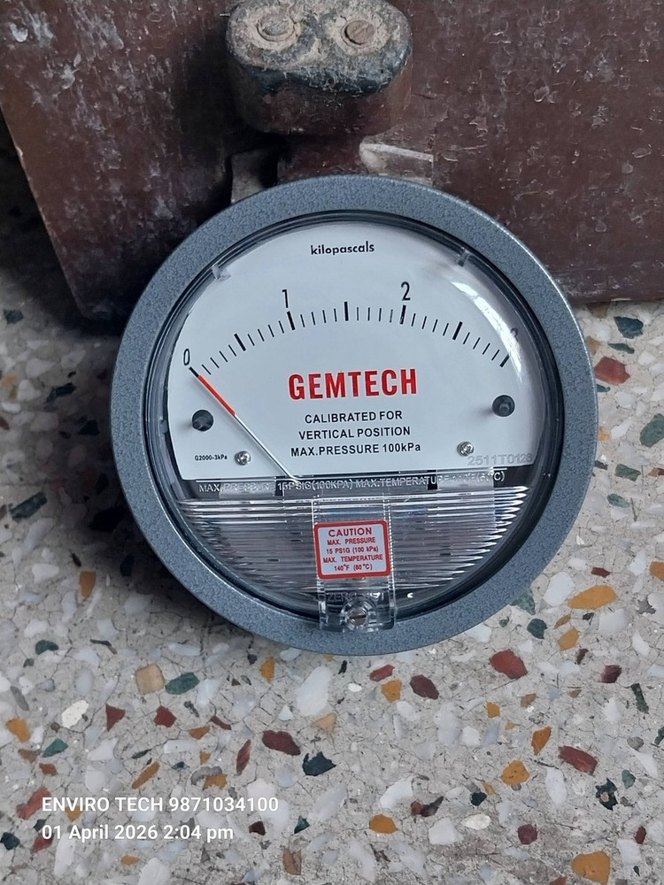 DIFFERENTIAL PRESSURE GAUGE GEMTECH IN UJJAINI INDUSTRIAL AREA Madhya Pradesh