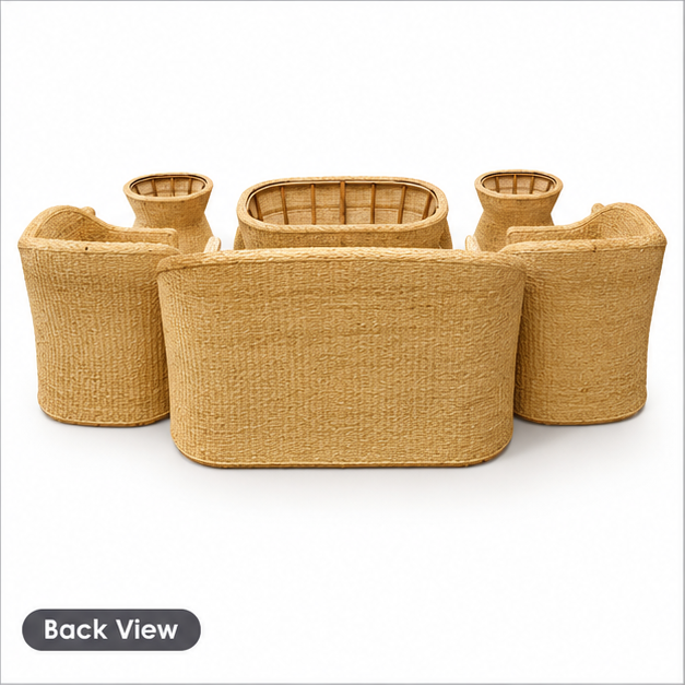 Cane Crafts - Handcrafted Natural Cane, Custom Sizes, Round | Eco-friendly, Polished, Durable, Lightweight, Ethnic Design