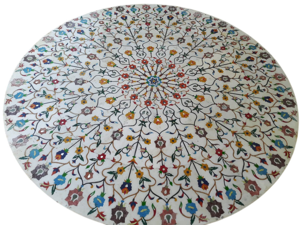 Round Marble Tiles - Feature: Non-slip