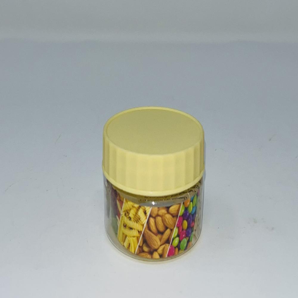 Clear Plastic Pet Food Container With Airtight Lid 50 Ml - Color: Multi Colour