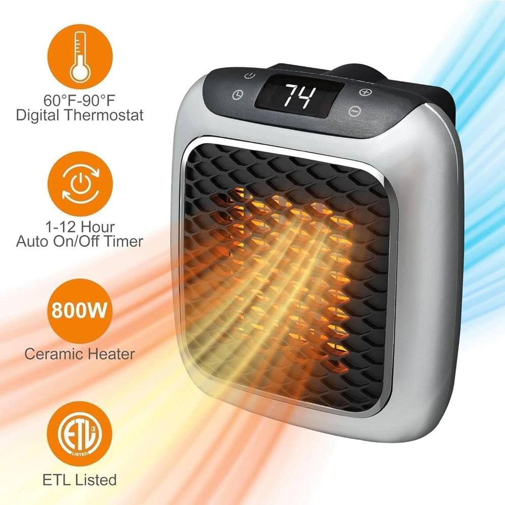 Electric Wall Outlet Space Heater