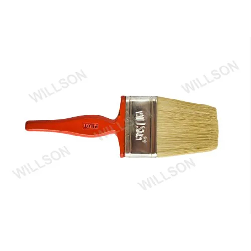 Willson Pilot Brush - Nylon Material, 10 Inch Size, Plastic Handle | Ideal For Wall Painting, Durable And Versatile Brush For All Painting Needs