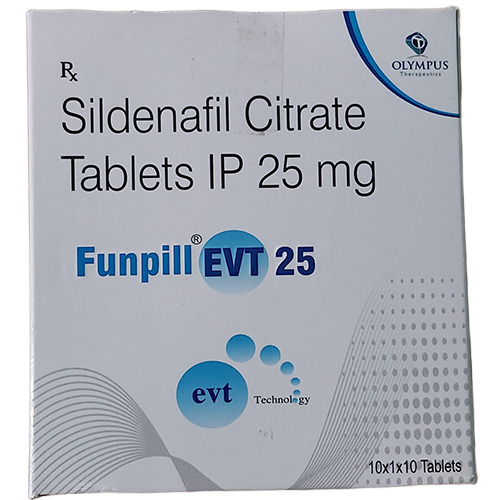 25 MG Slidenafil Citrate Tablets IP