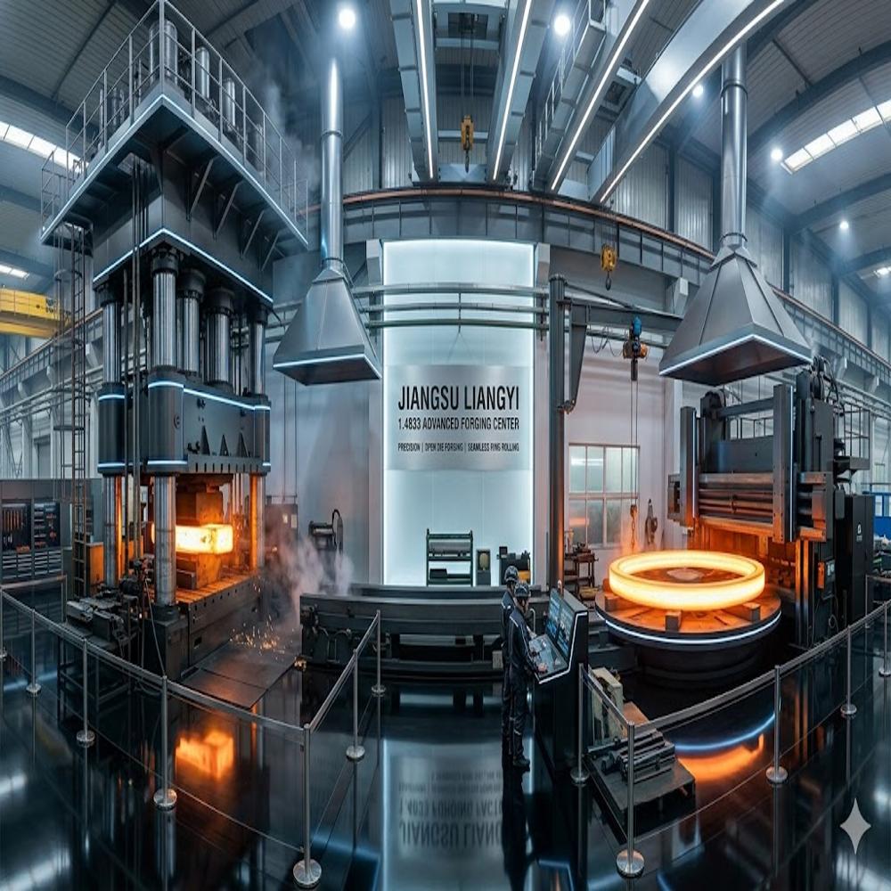 1.4833 forging India, X12CrNi23-13, AISI 309S, S30908, heat resistant stainless, furnace, heat exchanger, kiln, high temperature, forging supplier