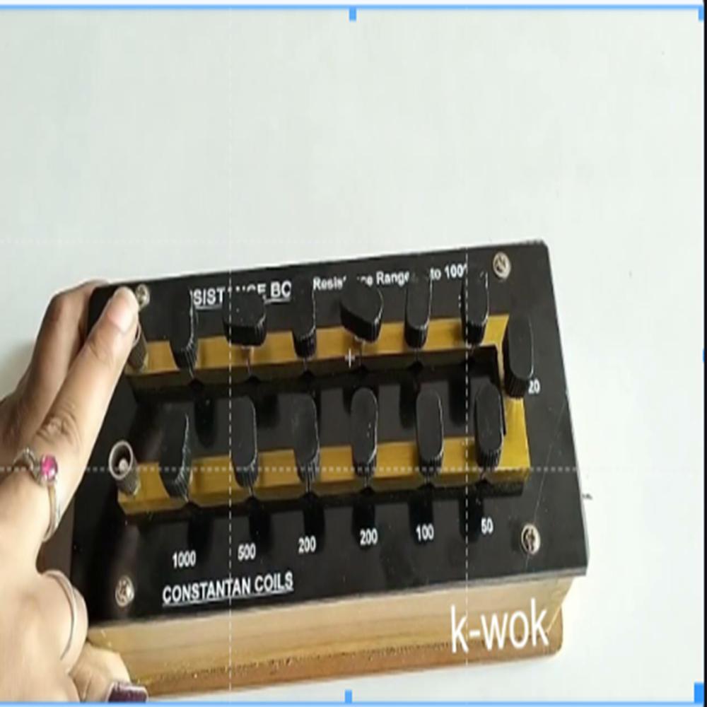 K-Wok Resistance Box1 1000 Ohm - Application: Analyzing Blood Smears