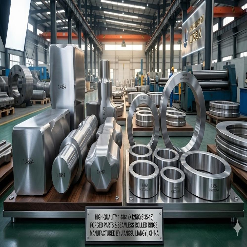 1.4864 X12NiCrSi35 16 Heat Resistant Austenitic Stainless Forgings for Furnace and Carburizing Parts Rings, Fixtures and Bars Jiangsu Liangyi
