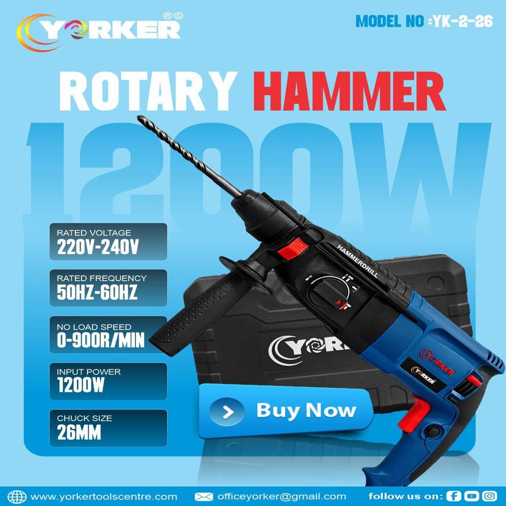 YK- 2-26 Yorker Rotary (Hammer) 800w